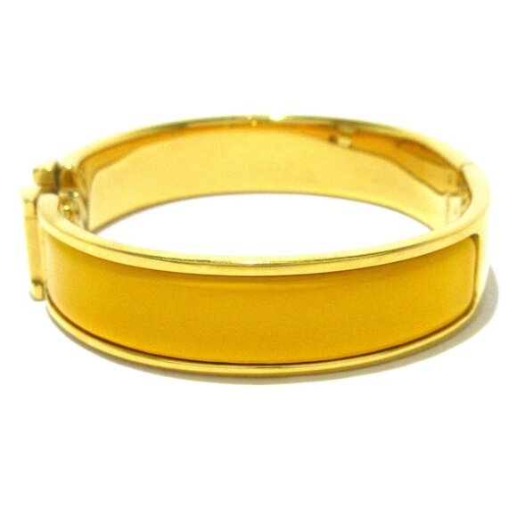 Auth HERMES Clic H Gold Yellow Hardware Bangle - Picture 3 of 6